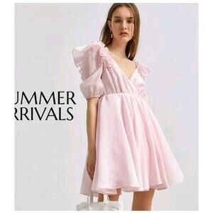 J.ING Taylor Swift Eras Tour Lover Dress Pink Mini Dress NWT Women Sz S Swifty